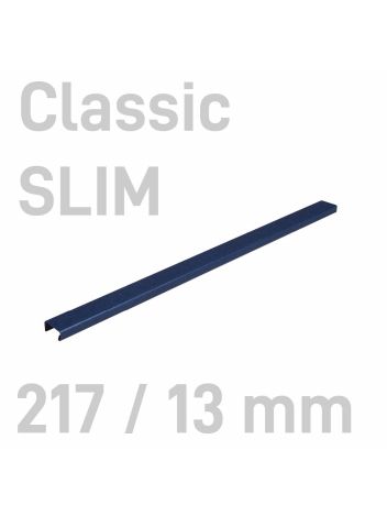 Kanał oklejany - O.CHANNEL Classic SLIM 217 mm (A4+ poziomo, A5+ pionowo) - 13 mm - niebieski - 10 sztuk
