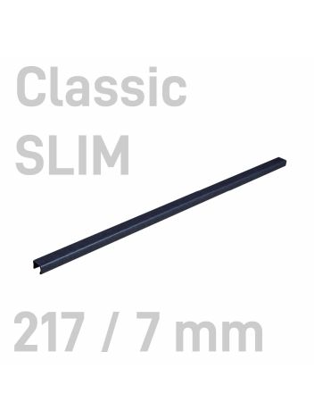 Kanał oklejany - O.CHANNEL Classic SLIM 217 mm (A4+ poziomo, A5+ pionowo) - 7 mm - czarny - 10 sztuk