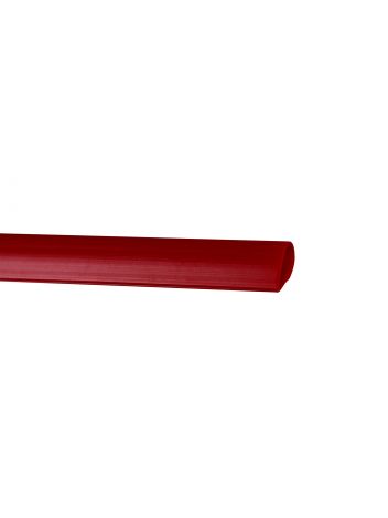 Listwa wsuwana okrągła - O.SLIDE OVAL - 4 mm - czerwony - 50 sztuk