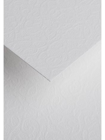 Wysokiej jakości papier ozdobny - O.Papiernia FLORA - 230 g/m² - biały - 20 sztuk