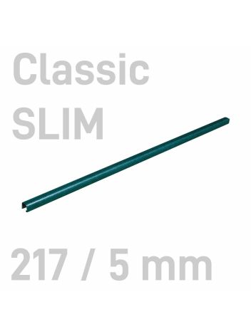 Kanał oklejany - O.CHANNEL Classic SLIM 217 mm (A4+ poziomo, A5+ pionowo) - 5 mm - zielony - 10 sztuk