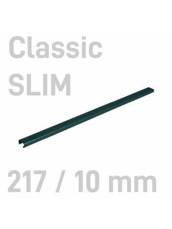 Kanał oklejany - O.CHANNEL Classic SLIM 217 mm (A4+ poziomo, A5+ pionowo) - 10 mm - zielony - 10 sztuk