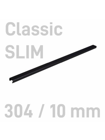 Kanał oklejany - O.CHANNEL Classic SLIM 304 mm (A3+ poziomo, A4+ pionowo) - 10 mm - czarny - 10 sztuk