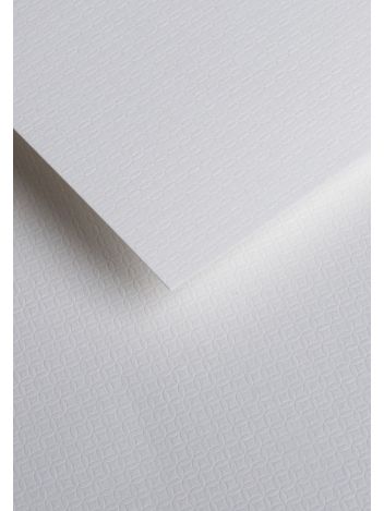Wysokiej jakości papier ozdobny - O.Papiernia ILUZJA - 230 g/m² - biały - 20 sztuk