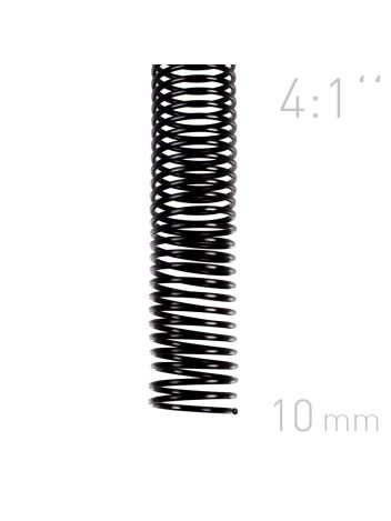 Grzbiety spiralne - O.COIL - A4 - 10 mm - czarny - 100 sztuk
