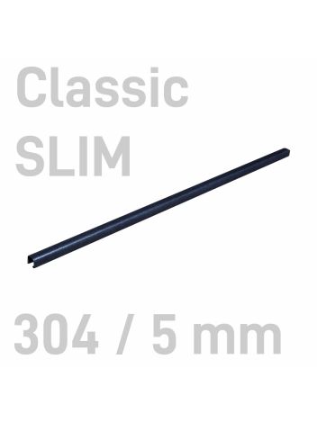 Kanał oklejany - O.CHANNEL Classic SLIM 304 mm (A3+ poziomo, A4+ pionowo) - 5 mm - czarny - 10 sztuk