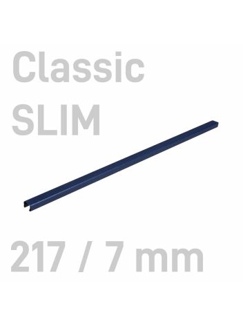 Kanał oklejany - O.CHANNEL Classic SLIM 217 mm (A4+ poziomo, A5+ pionowo) - 7 mm - niebieski - 10 sztuk