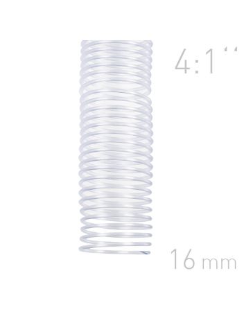 Grzbiety spiralne - O.COIL - A4 - 16 mm - przezroczysty - 100 sztuk