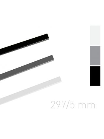 Kanał lakierowany - O.SIMPLE CHANNEL 297 mm (A3 poziomo, A4 pionowo) - 5 mm - biały - 25 sztuk