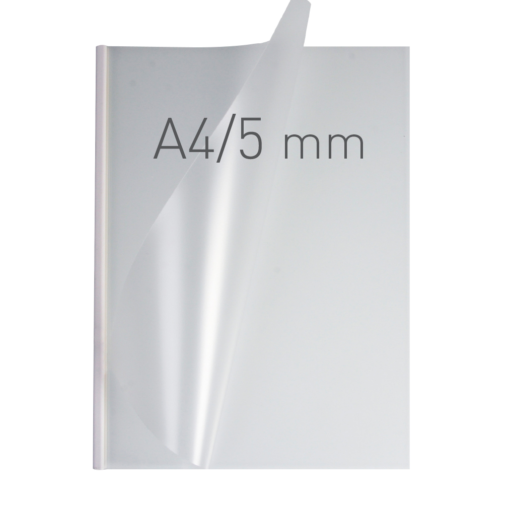 O.EASY COVER Double Semi Matt - (5 mm) - 297 x 210 mm (A4 pionowa) - biały - 40 sztuk