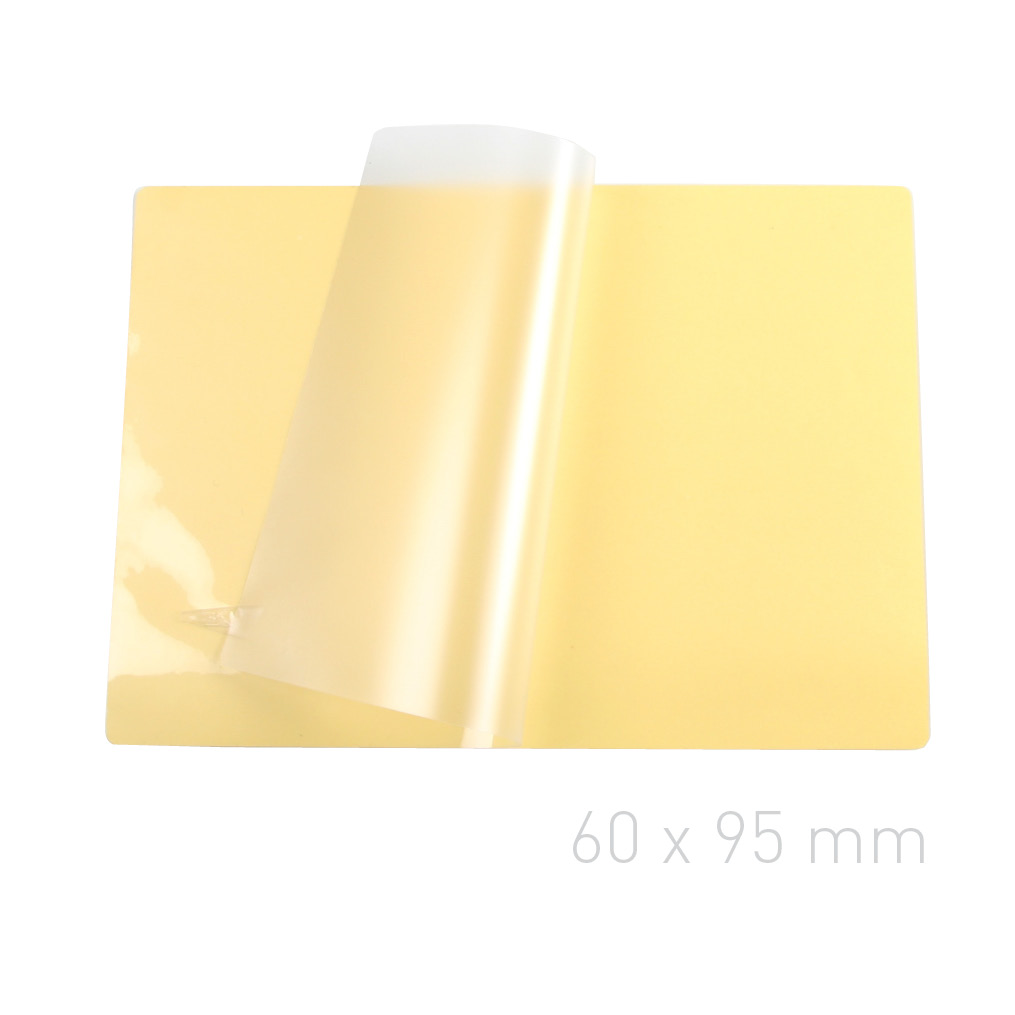 Folia laminacyjna samoprzylepna - O.POUCH Sticky 60 x 95 mm (wizytówkowa) - 80 µm - 100 sztuk