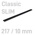 Kanał oklejany - O.CHANNEL Classic SLIM 217 mm (A4+ poziomo, A5+ pionowo) - 10 mm - czarny - 10 sztuk