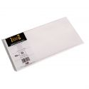 Wysokiej jakości koperty ozdobne - O.Koperta DL - PLECIONY - 120 g/m² - biały - 10 sztuk