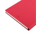 Notes Notatnik biurowy twardy w linię z miejscem na długopis - O.NOTE Copenhagen - 207 x 145 mm (A5) - czerwony