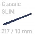 Kanał oklejany - O.CHANNEL Classic SLIM 217 mm (A4+ poziomo, A5+ pionowo) - 10 mm - niebieski - 10 sztuk