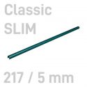 Kanał oklejany - O.CHANNEL Classic SLIM 217 mm (A4+ poziomo, A5+ pionowo) - 5 mm - zielony - 10 sztuk